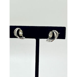 Vintage Sterling Silver Screw-Back Earrings | Mid-Century Filigree Design